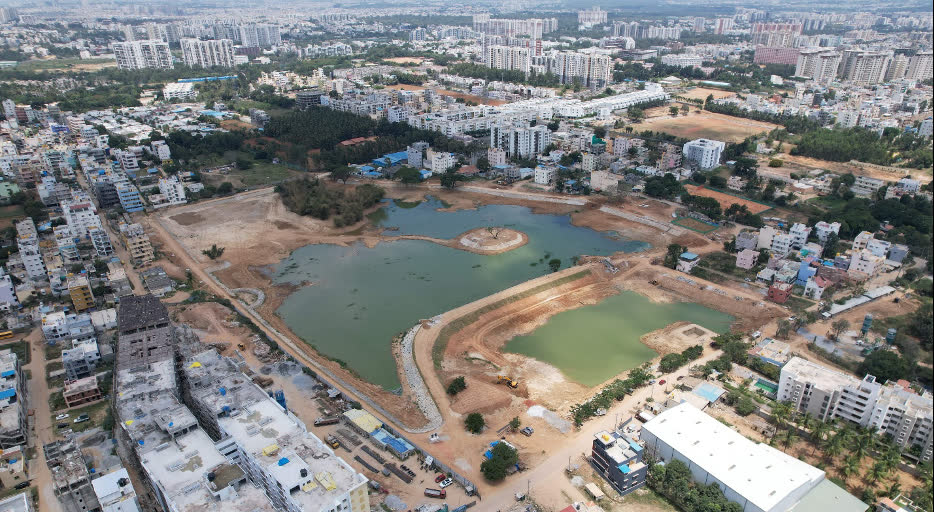 Choodasandra Lake after restoration