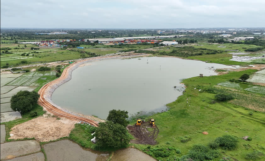 Godhumakunta Lake after restoration