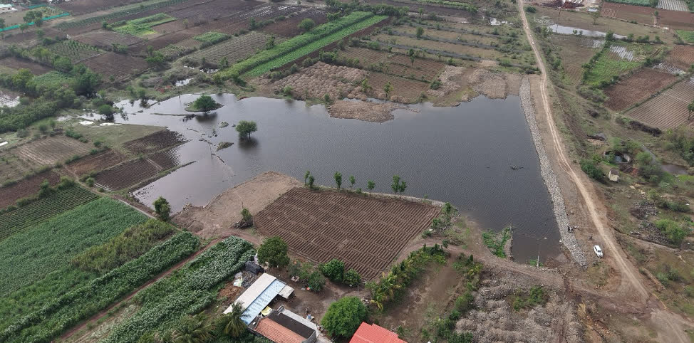 Rajewadi Lake after restoration