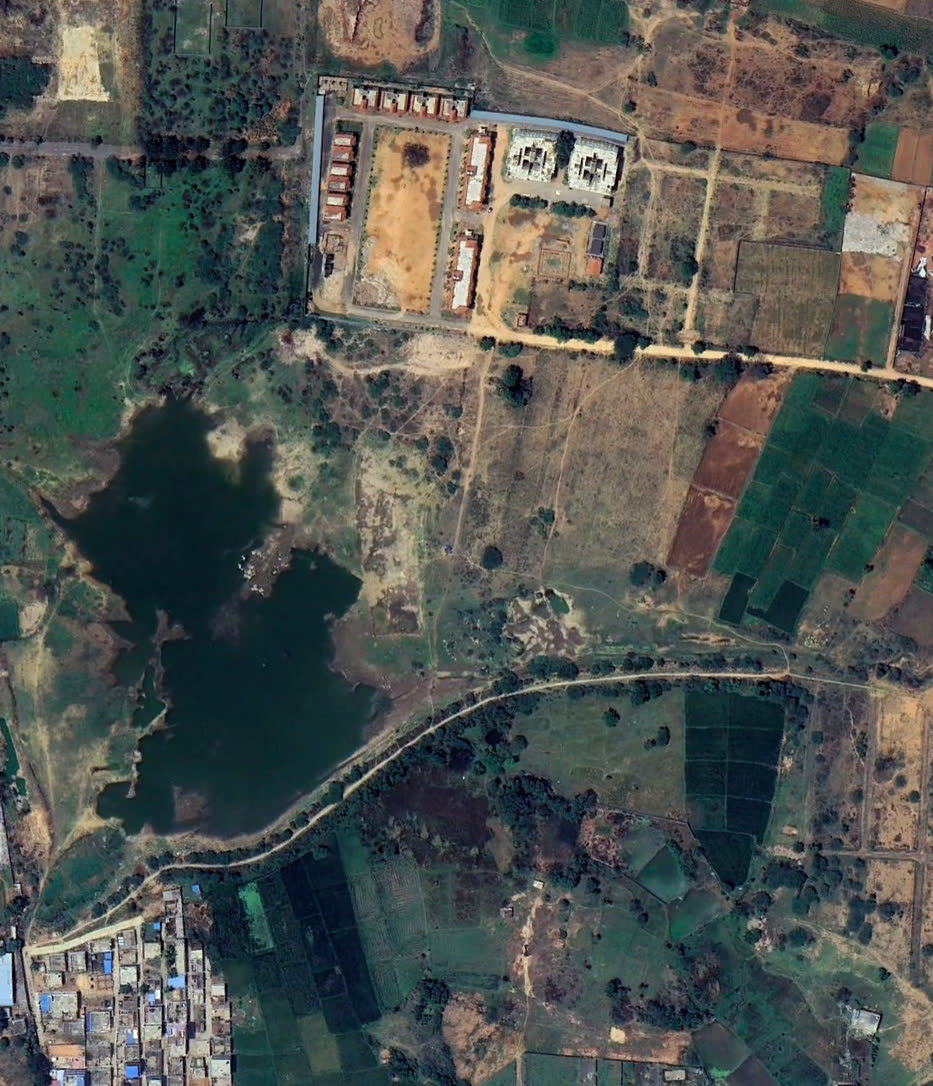 Saireddy Lake before restoration