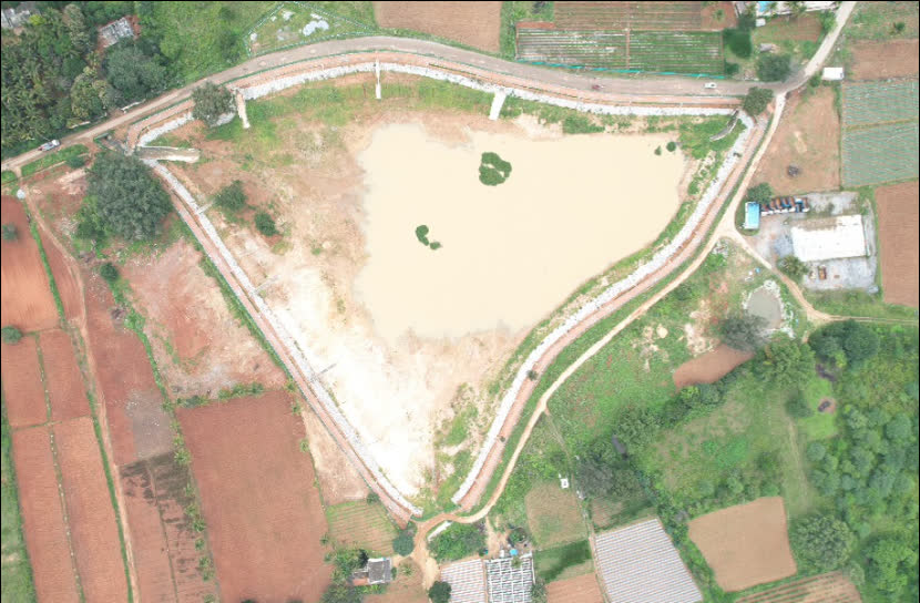 Tyavakanahalli Lake after restoration
